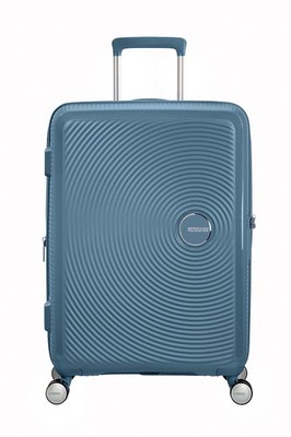 AMERICAN TOURISTER Soundbox Spinner Koffer 67/24 TSA erweiterbar Stone Blue