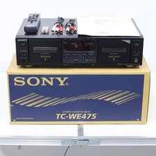 SONY TC-WE475 Stereo Double Cassette Deck Auto-Reverse Recorder Tested JP MA05 6