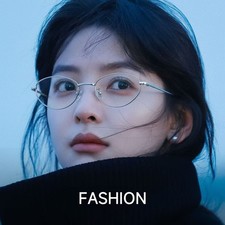 Titanium Reading Glasses Women Readers Nerd Oval Eyeglass Frames