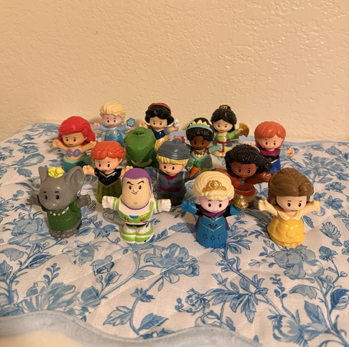 Little People Disney Princess & Toy Story Figure Lot - 14 Figures Fisher Price