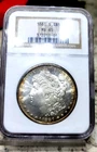 1881 s MORGAN SILVER DOLLAR $1 NGC MS 65 Stunning Toned Luster!!