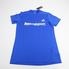 adidas Primeblue Short Sleeve Shirt Men's Blue New with Tags Multiple Sizes