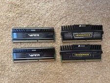 32GB 4x8GB 1600MHz DDR3 RAM desktop memory Patriot  Corsair 