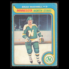 Brad Maxwell #231 1979 O-Pee-Chee Minnesota North Stars Hockey Card NHL VG