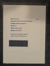 2025 Panini National Treasures Peerless Signatures Buster Posey S F GIANTS No.22