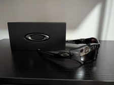 OAKLEY PIT BOSS 2 II POLISHED BLACK VR28 BLACK IRIDIUM POLARIZED OO9137-02 RARE