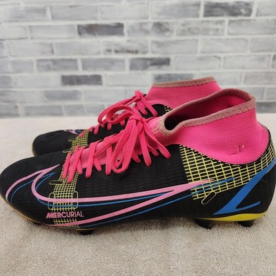 Nike Girls Mercurial Superfly Elite Pink Black Size 7 Soccer Football Cleats 