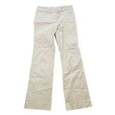 Lilly Pulitzer Palm Embroidered Cropped Trouser Pant Size 2