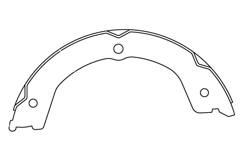 For Nissan Armada 2017 Centric Premium Rear Parking Brake Shoes Foto 4 de 4