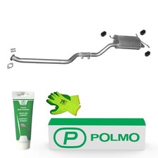 POLMO Auspuff Endschalldämpfer mit E-Prüfzeichen /373