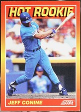 1991 Score - Hot Rookies Baseball Jeff Conine #5 NM