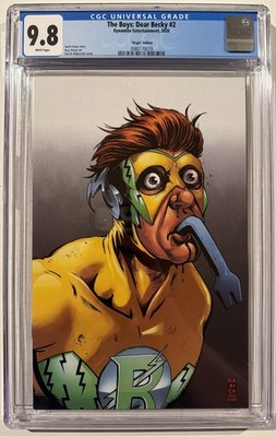 The Boys: Dear Becky #2 CGC 9.8 Darick Robertson VIRGIN VARIANT Cover C