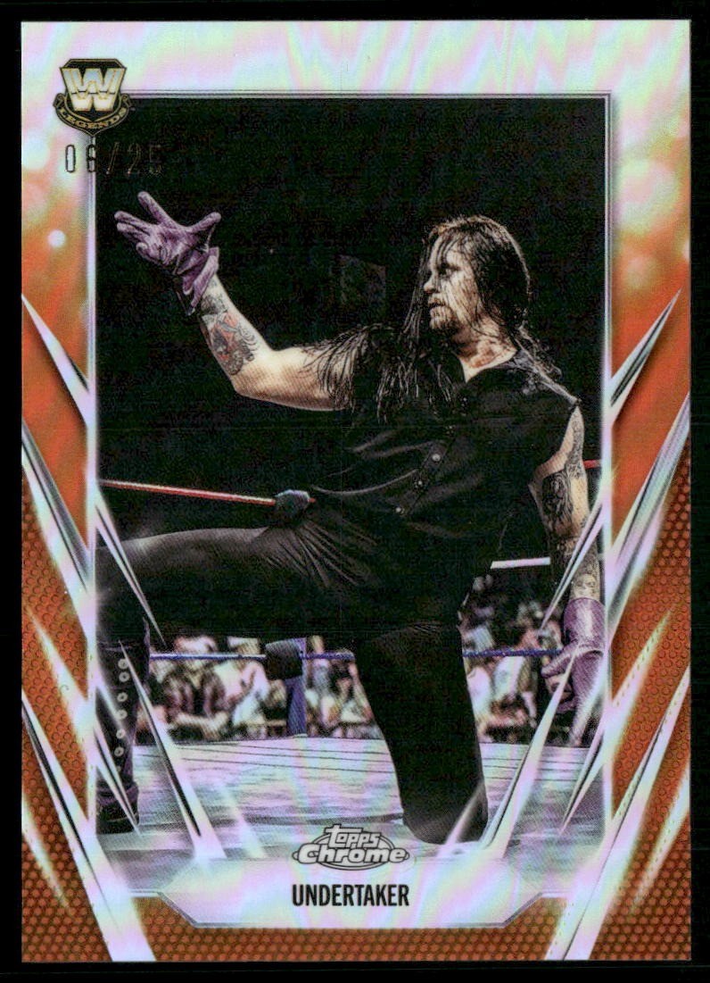 2026 Topps Chrome WWE #3 Undertaker Orange Refractor #/25