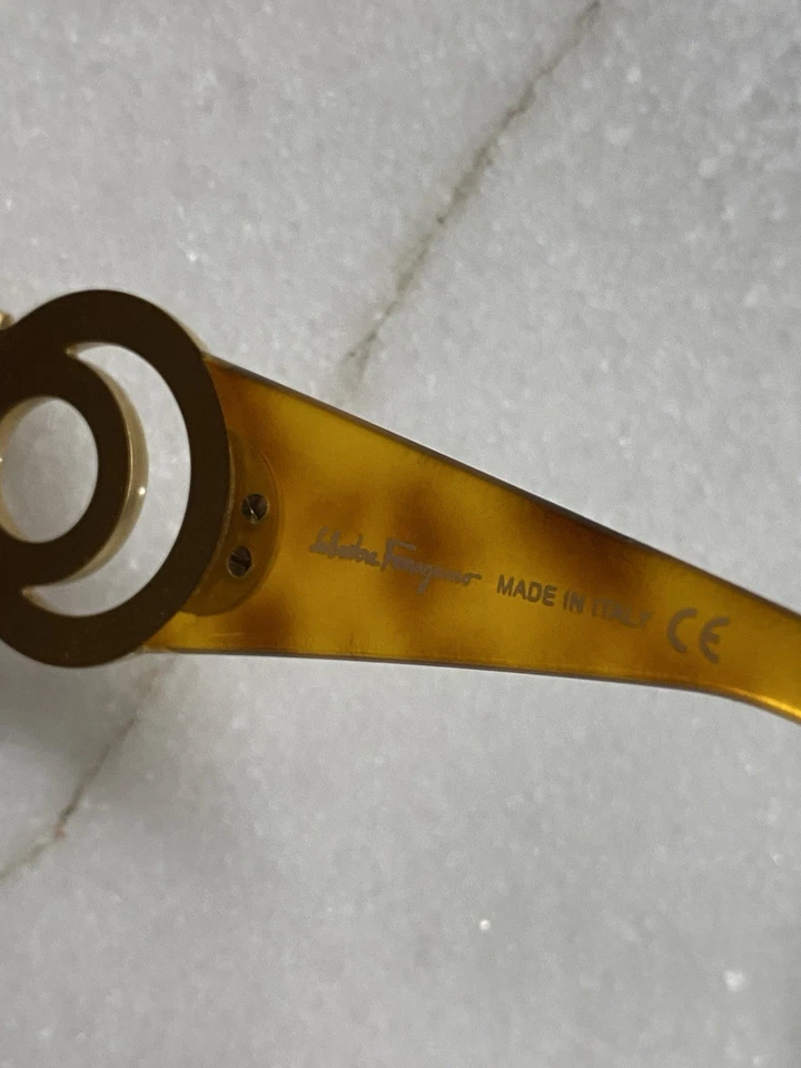 Salvatore Ferragamo Sunglasses Round Women’s Shades Preowned  - Image 4 of 4