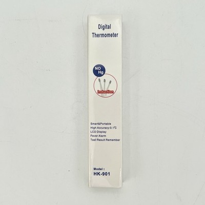 HK-901 Digital Thermometer No Mercury Fahrenheit & Celsius Oral Rectal Under Arm