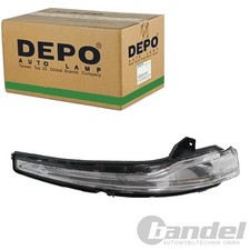 DEPO LED AUßENSPIEGEL-BLINKER VORNE LINKS KLARGLAS CHROM passend für MERCEDES C-