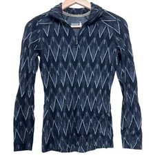 Smartwool XS Women’s Long Sleeve Merino Wool Pattern Base Layer 
