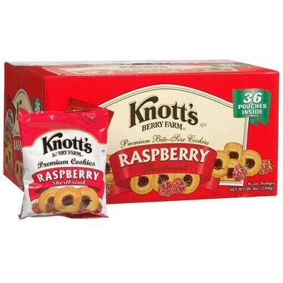 Biscomerica BSC59636 Knott's Raspberry Cookies 2 Oz 36/Carton