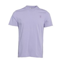 Sandro Paris T-Shirt Herren Lila Gr. M Bestickt Baumwolle SHPTS01455