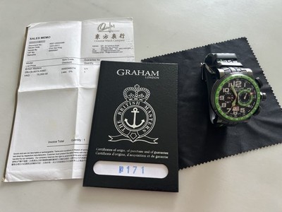GRAHAM GRAND SILVERSTONE STOWE Chronograph GMT Automatic Black Carbon