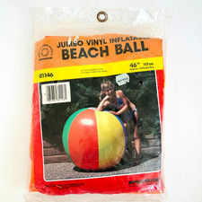 Vintage PoolMaster 46" Inflatable Vinyl Beach Ball 81146 117cm New in Package