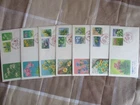 Japan Stamp First Day Cover Alpine Plant Series 7 Covers (高山植物シリーズ) 1984～1986