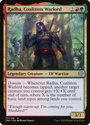 Radha, Coalition Warlord (211)