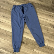 Figs Technical Collection Women's Jogger Scrub Pants Blue Size XL Medical EUC