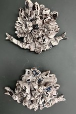 PAIR FRENCH Wood pediments moulding carved FRAGMENT architectural and Decorative