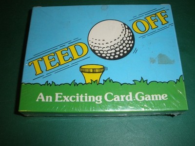 New Sealed Vintage Teed Off Golf Card Game 1983 Lico Enterprises Rare
