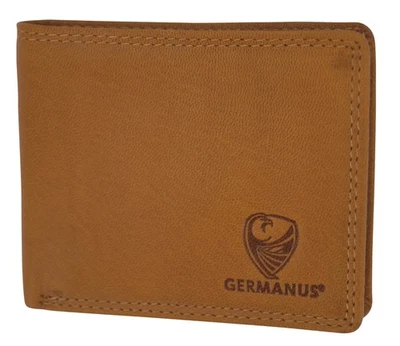 Portefeuille en cuir modèle Max, marron clair, talla estándar, Classique - Photo 1/2
