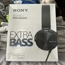 Sony MDR-XB450AP Extra Bass On the Ear Headphones - Black for sale