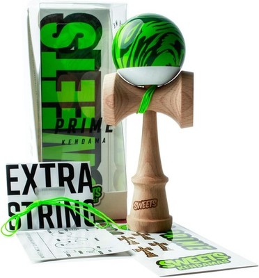 Sweets Kendamas PRIME GRAIN SPLIT Veggie 16cm Wood Kendama NEW