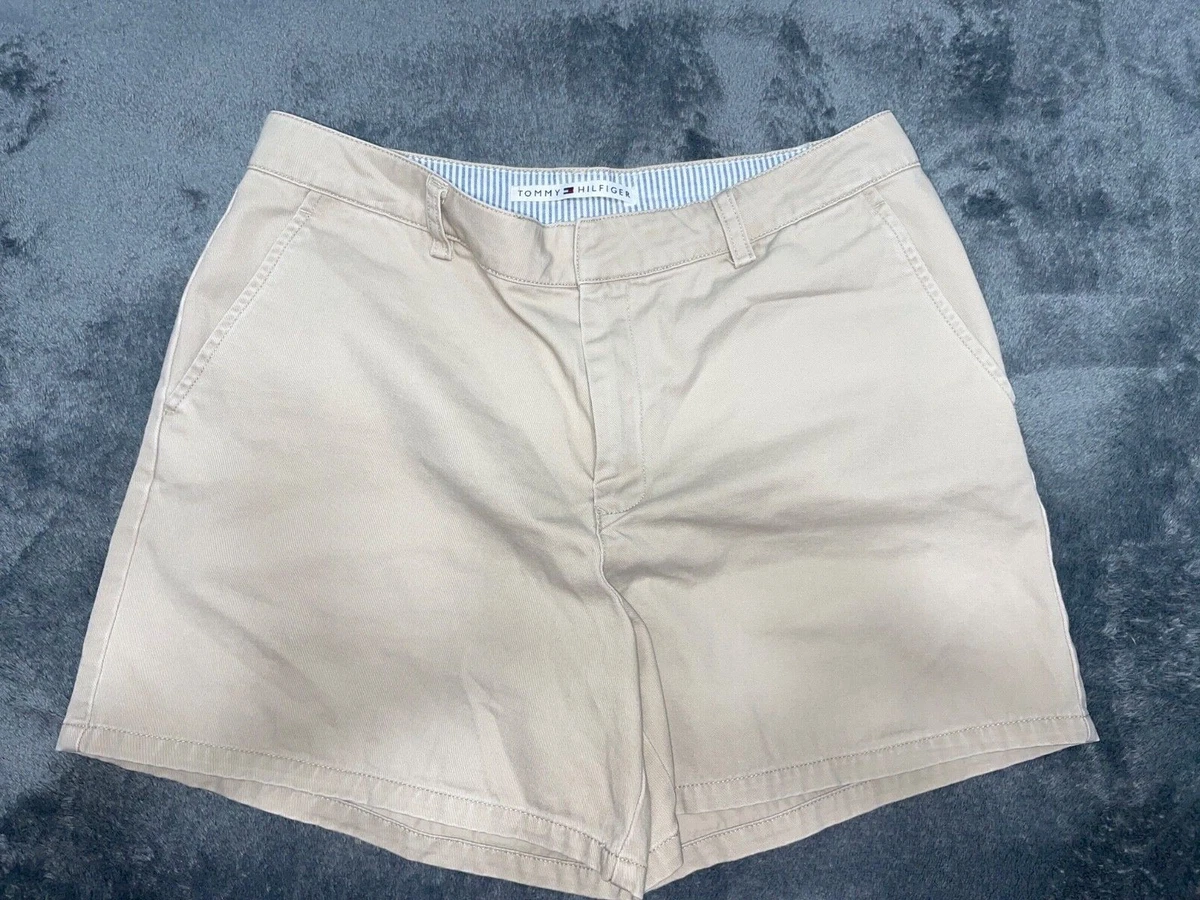 Tommy Shorts Womens Size 10 Beige Khaki Cotton Great Condition | eBay