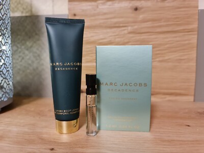 Luxusproben Marc Jacobs Decadence Bodylotion & Parfum Probe Set