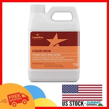 Multi-Purpose 32 OZ Liquid Iron for Lawn, Flowers, Trees – Non-Toxic & Safe