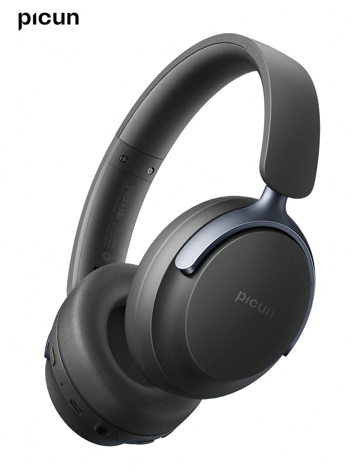 Picun NC60 Wireless Over-Ear Headphones with ANC and Smart App Control