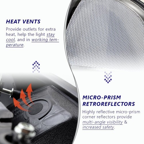 DRL LED Black Clear Headlights+Bumper Lamps For 01-07 GMC Sierra/Yukon Denali - Bild 3 von 7