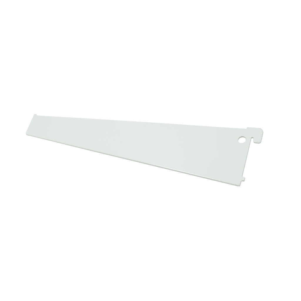 R2304W - Blade Brackets (Pairs) for Twin Slot Uprights - 'Off White' - 350mm