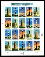 2003 Southeastern Lighthouses Pane of 20 - MNH - Scott #3791b
