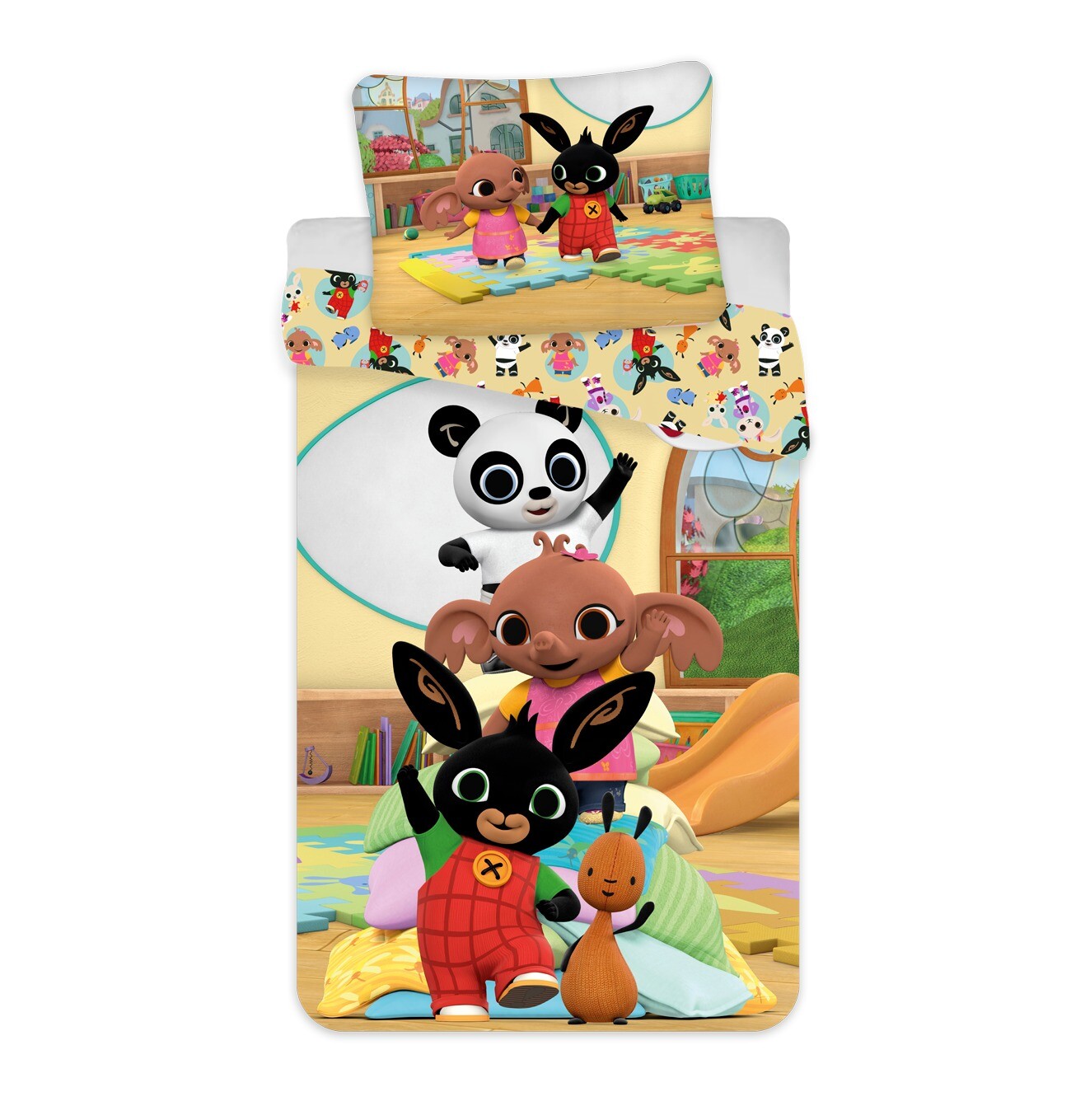 Настил Bing Baumwoll-Bettwäsche 140x200 см + настил Kissenbezug 70x90 см