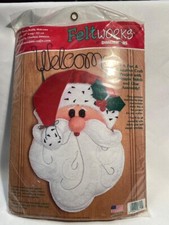 Feltworks by Dimensions Felt Santa Buddy Welcome 8111 USA NIP