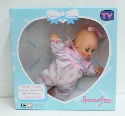 Spazzolina Ninnaò vestito Rosa Bambola Doll Vintage (DIFETTATA