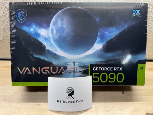 MSI GeForce RTX 5090 VANGUARD SOC 32GB GPU *In Hand* *New/Sealed* Free 2 Day Air