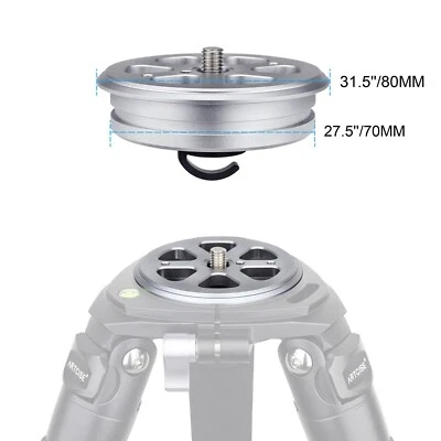 ARTCISE AS88C Tripod Mounting Pan Tripod Flat Top Plates Tripod Bowl Plates