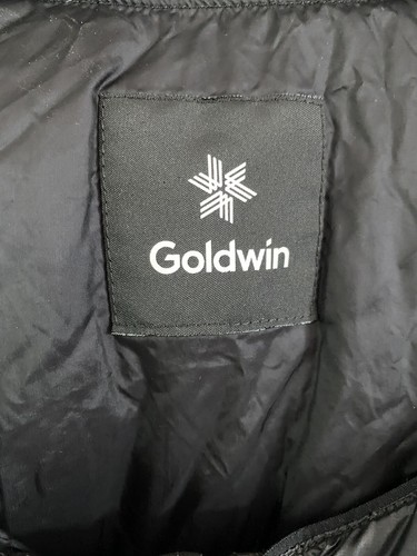 Goldwin Puffer Down Sweater,Jacket, Design In Japan, Pockets ,Black ,Mens - Picture 3 of 15