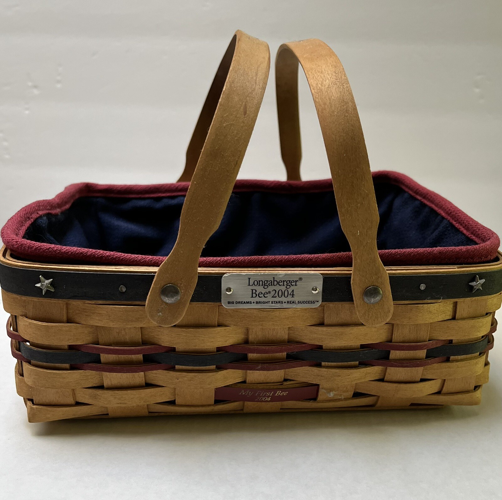 Longaberger 2004 Bee Basket Signed By Jerry, Tami, Gary Longaberger eBay