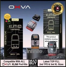 ?OXVA Xlim EZ Replacement Pods (NEW) TOP FILL Fits All Oxva Xlim Kits