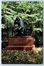 PUSHKIN The Lyceum Garden monument to Pushkin RUSSIA Postcard