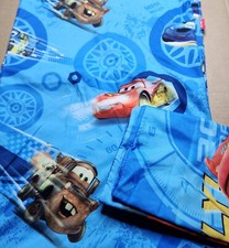 Disney Pixar Cars Twin Flat Sheet Pillow Case Material Fabric